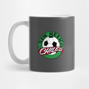 Retro New Mexico Chilies Soccer Mug